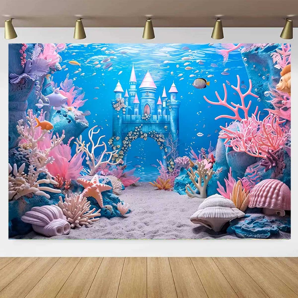 Aquarium Fish World - Mundo subaquático castelo peixe coral aquário