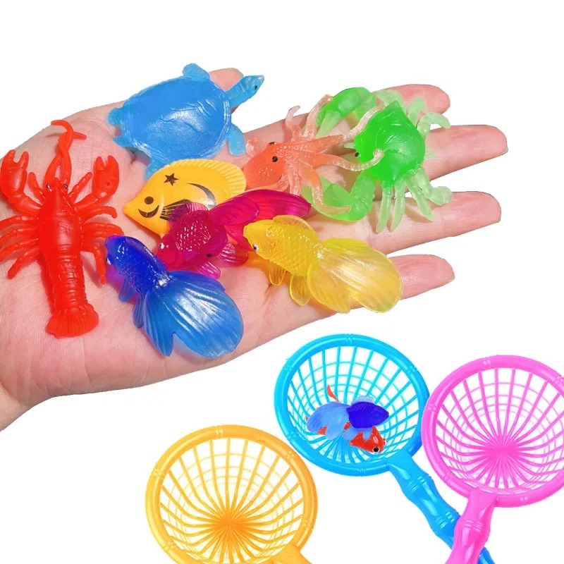 Aquarium Fish Game - Aquário artificial peixinhos de borracha falsa