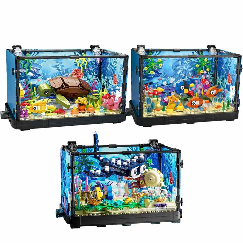 Aquarium Fish Game - Conjunto de blocos de construção para