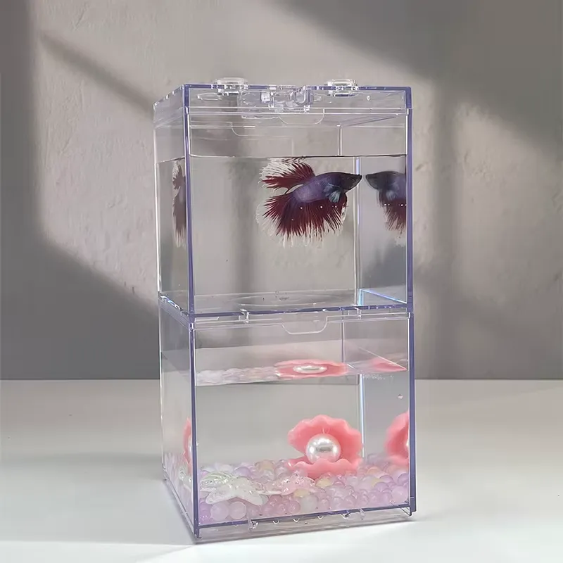 Aquarium Fish Light - Mini Aquário Relaxlines para Decoração de