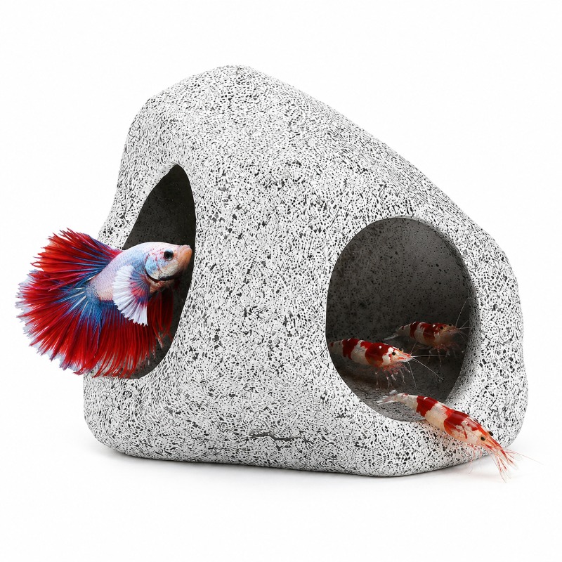 Aquarium Fish Cichlid - Caverna de Pedra para Aquário, Decoração