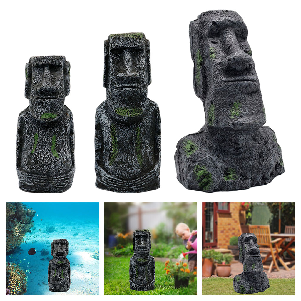 Aquário moai estátuas ilha de  - Aquarium Fish Gallery avaliação e preço