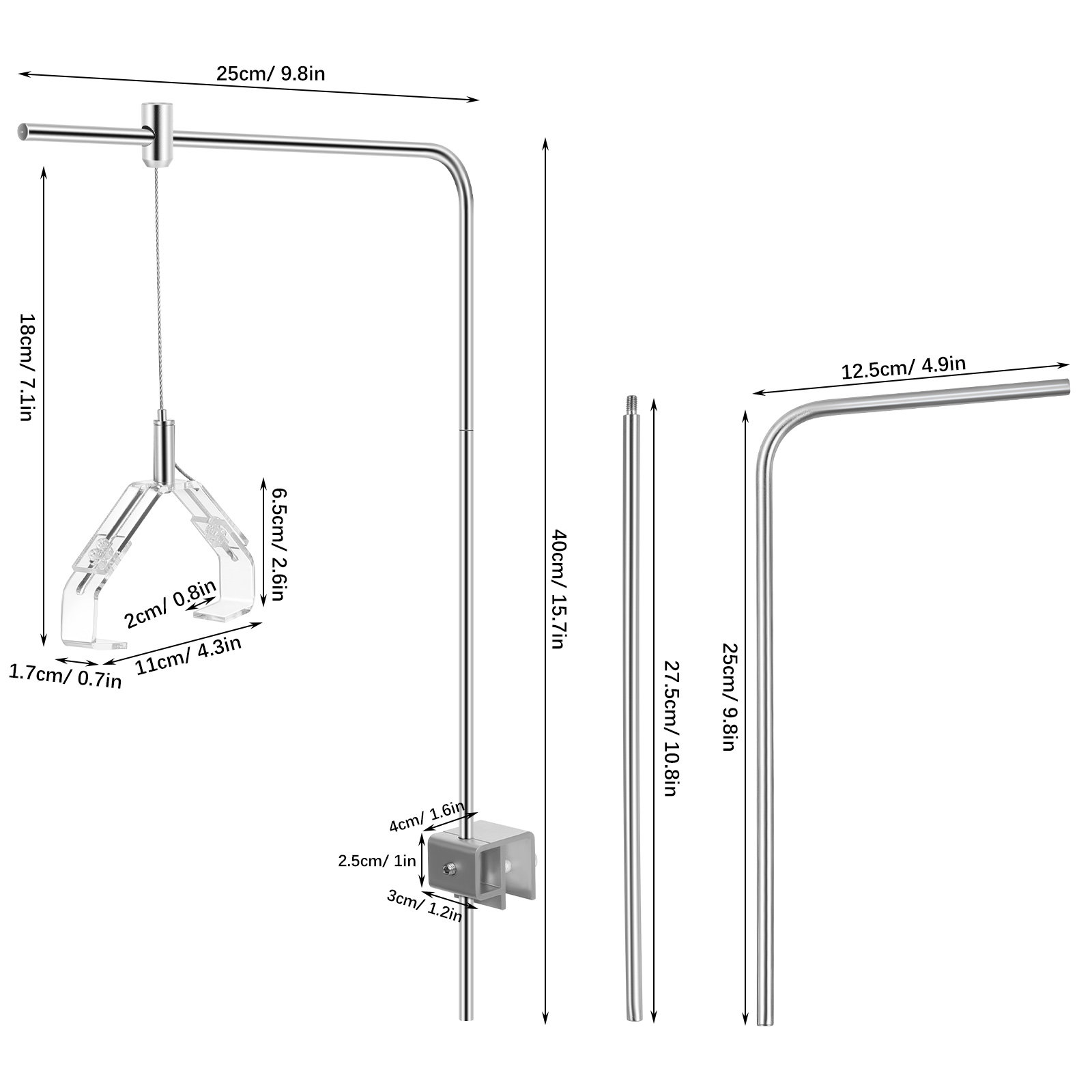 Suporte para lâmpada de aquári - Aquarium Fish Light avaliação e preço