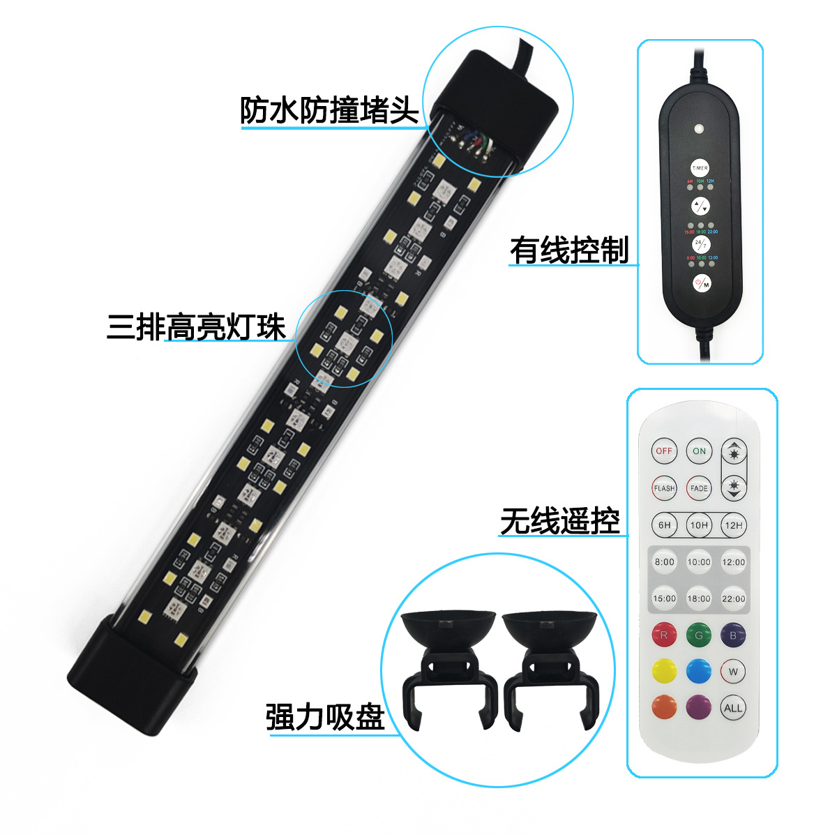 Luz LED para aquário, ciclo au - Aquarium Fish Light avaliação e preço