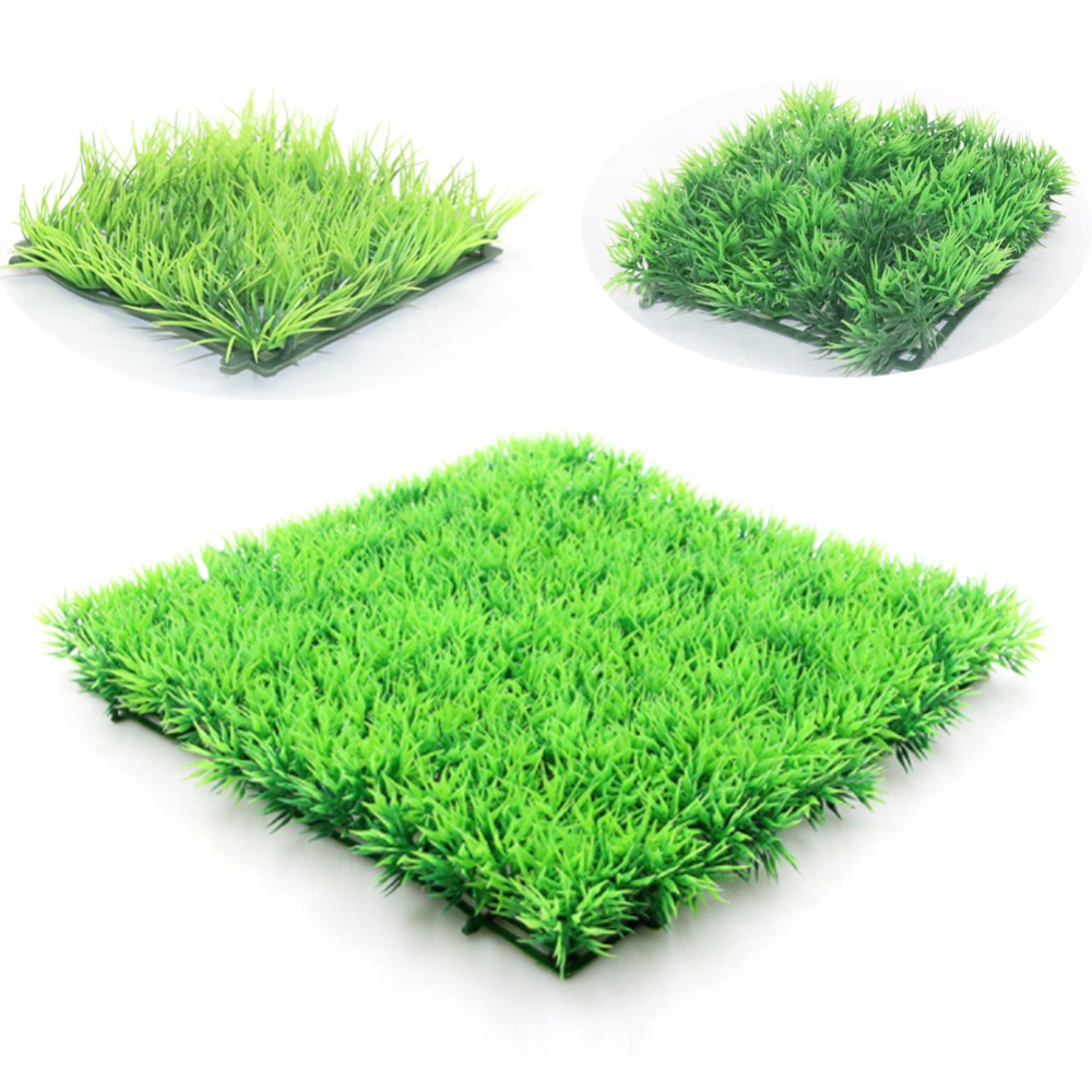 Grama verde artificial planta  - Aquarium Fish Cichlid avaliação e preço
