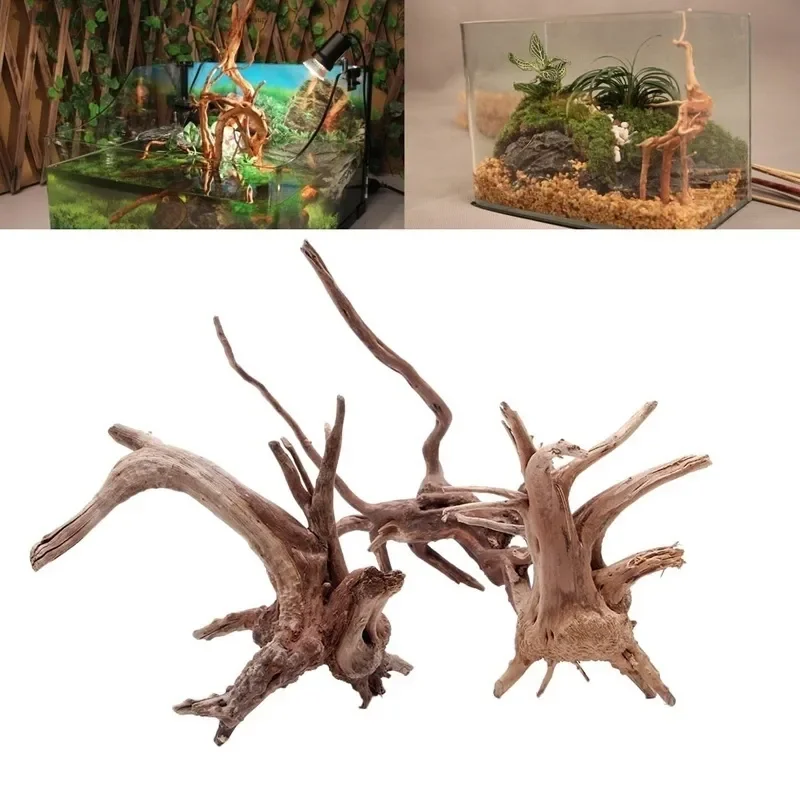 Natural Tree Tronco Driftwood  - Aquarium Fish Cichlid avaliação e preço