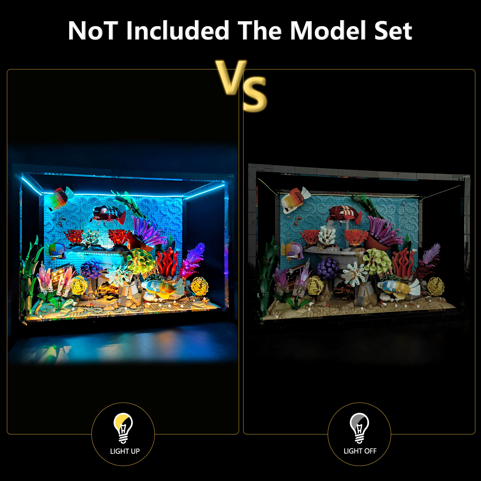 LYBMTWF Kit de iluminação LED  - Aquarium Fish Light avaliação e preço