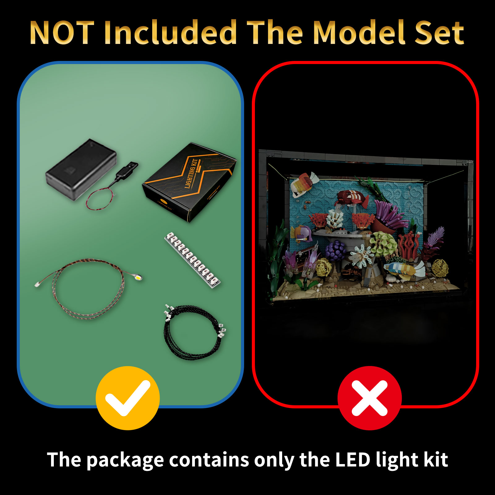 LYBMTWF Kit de iluminação LED  - Aquarium Fish Light avaliação e preço