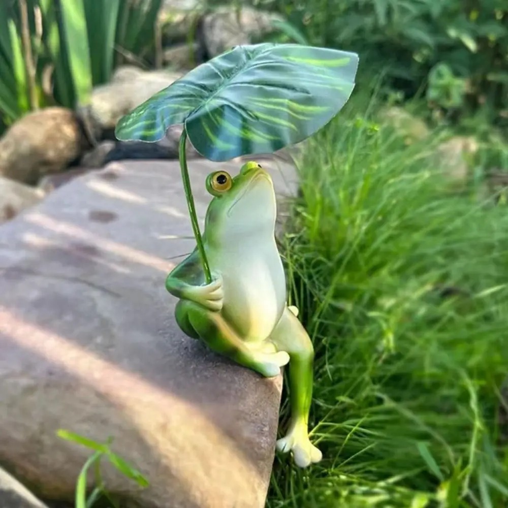 Estátua de Sapo em Resina Cria - Aquarium Fish Gallery avaliação e preço
