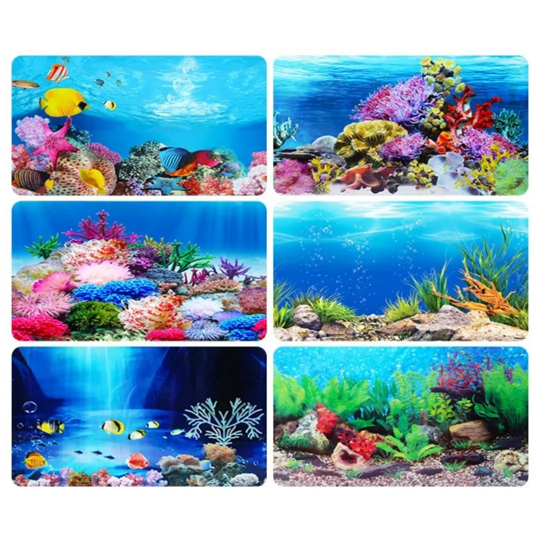 Fundo aquário 3d adesivo carta - Aquarium Fish Cichlid avaliação e preço