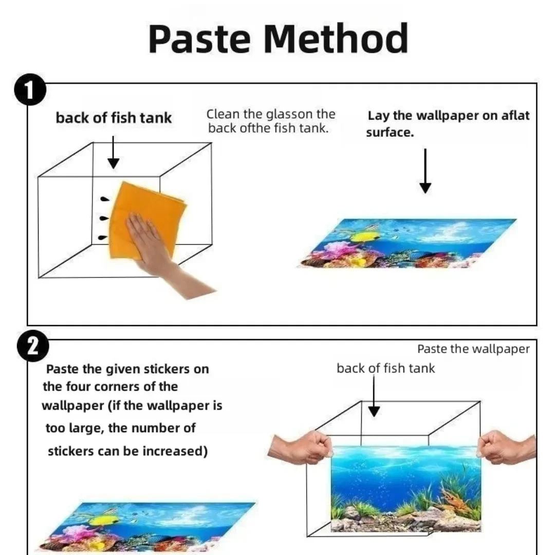 Fundo aquário 3d adesivo carta - Aquarium Fish Cichlid avaliação e preço