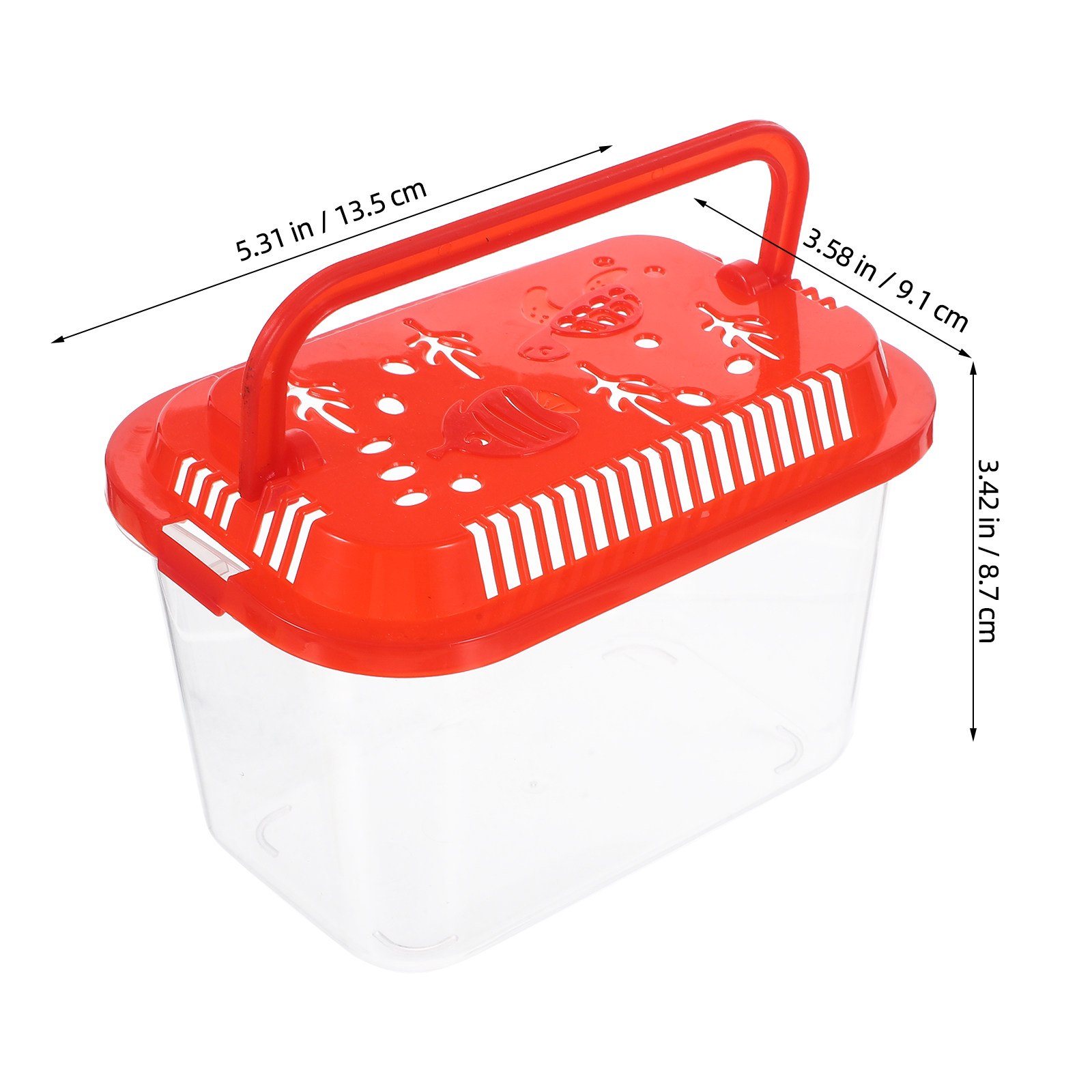 5 Peças de Mini Aquário Portát - Aquarium Mini Fish avaliação e preço