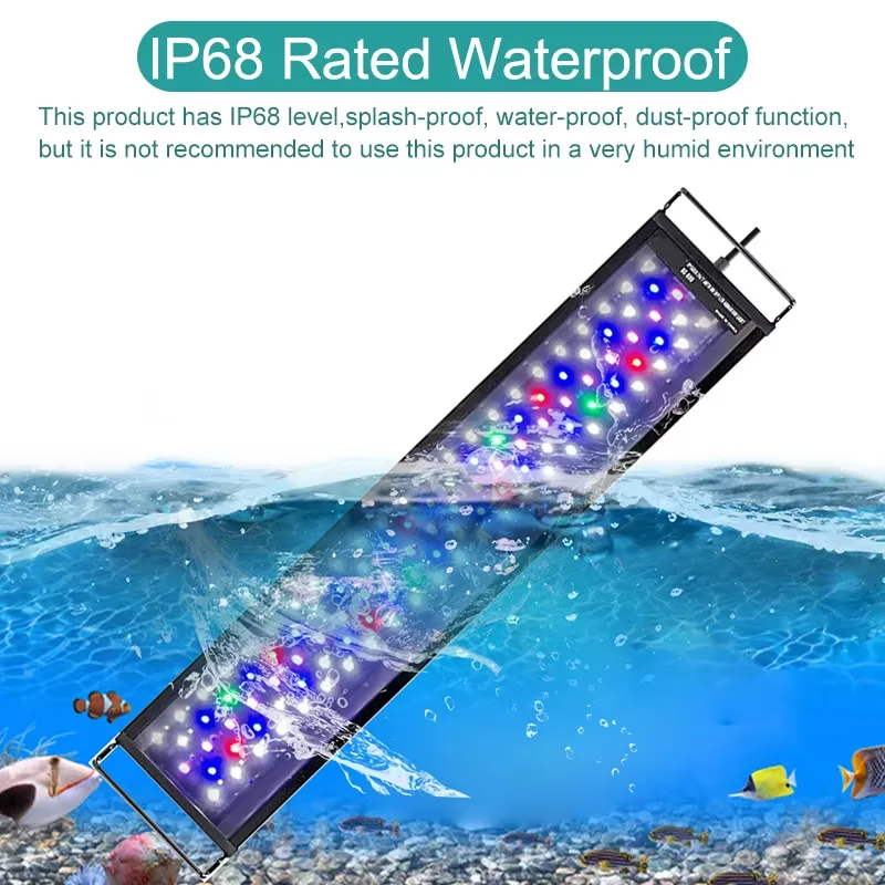 Luminária LED de Espectro Comp - Aquarium Fish Light avaliação e preço