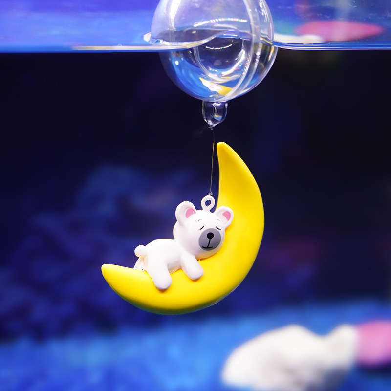 Ornamento Flutuante Urso Mergu - Aquarium Fish World avaliação e preço