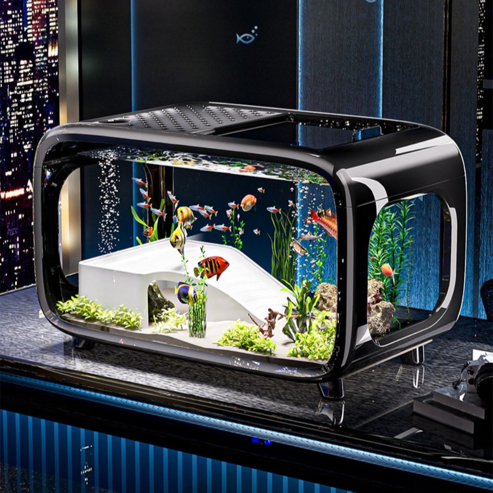 Transparente luxo tanque de pe - Aquarium Fish Cichlid avaliação e preço