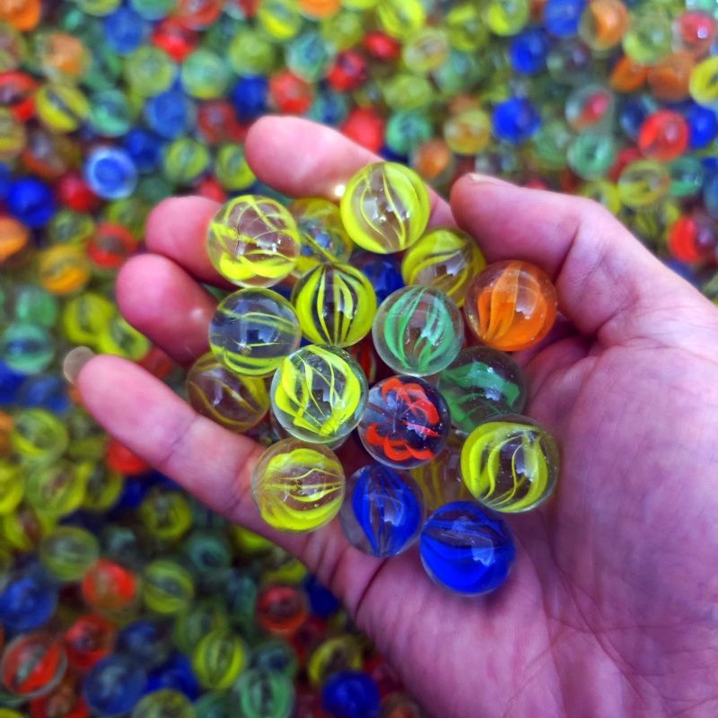 Bolas de Vidro Coloridas de 16 - Aquarium Fish Game avaliação e preço