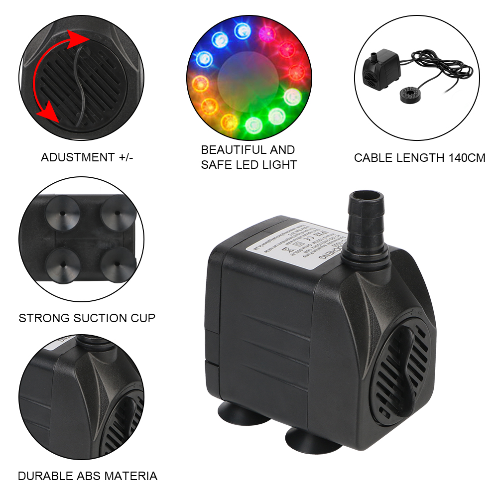 Fonte submersível ultra silenc - Aquarium Fish Light avaliação e preço